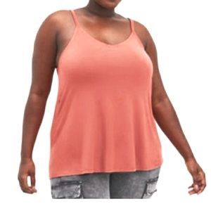 Torrid Coral Soft Plunge Cami